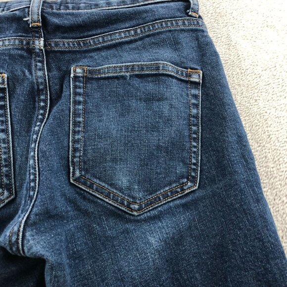 Everlane Womens Jeans Size 25 Skinny Mid Rise Ankle Blue Denim Casual Classic - Picture 14 of 16